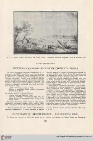 20: Nieznana panorama Warszawy Zygmunta Vogla