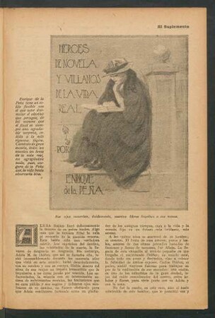 Héroes de novela y villanos de la vida real : [Ilustraciones de Flagg]