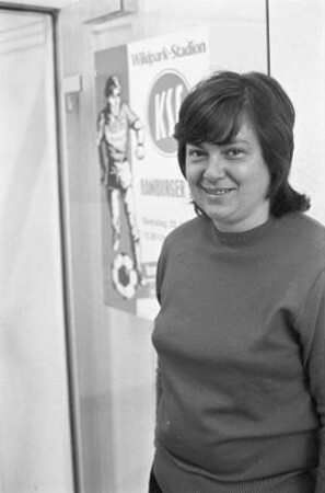 Mitarbeiterin in der KSC-Geschäftsstelle Monika Herrmann