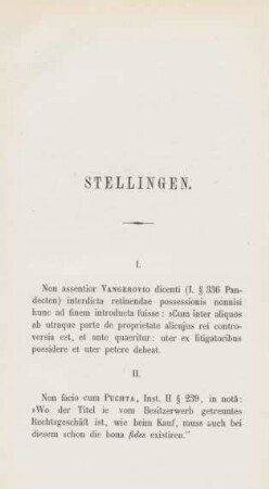 Stellingen
