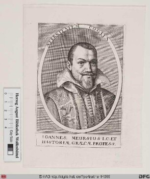 Bildnis Johannes Meursius d. Ä. (eig. Jan van Meurs)