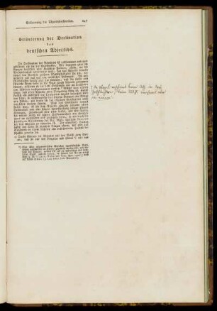 Erläuterung der Declination des deutschen Adjectivs