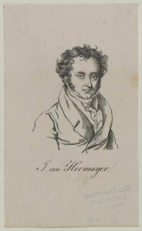 Bildnis des J. von Hormayr