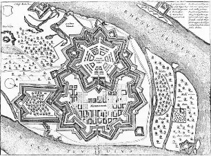 Mannheim, Plan nach Merian