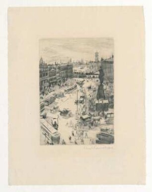 Blick über den Alexanderplatz zur Königstraße