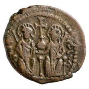 Münze, Halbfollis, 572 / 573