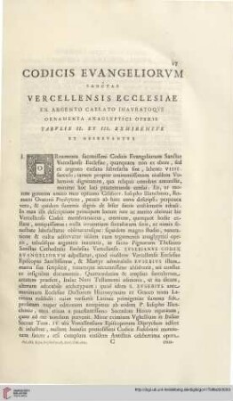 Codicis Evangeliorum sanctae vercellensis ecclesiae […]