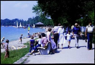 Herrsching: Strandbetrieb am Sonntag