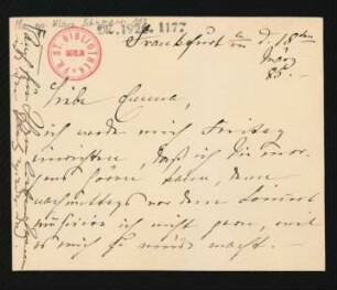 Brief an Emma Brandes : 18.03.1885