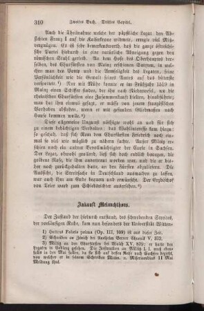 Ankunft Melanchthons.