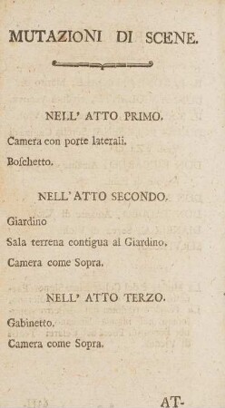 Mutazioni Di Scene