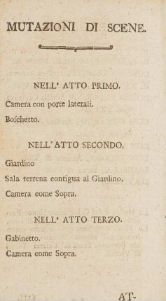Mutazioni Di Scene