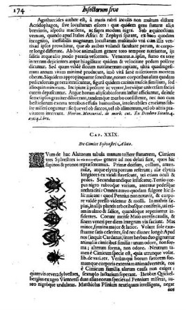 Cap. XXIX. De Cimice sylvestri Alato
