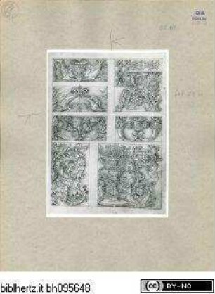 Mantegna SkizzenbuchOrnamente: Laubwerk, Figuren - (So-Called) Mantegna Sketchbook; Mantegna Codex