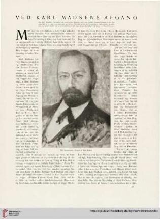 2: Ved Karl Madsens Afgang