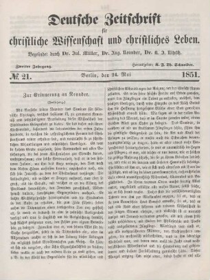 165-169 Zur Erinnerung an Neander