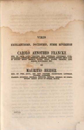De prima dentium eruptione et de conditionibus pathologicis et accidentibus : (Diss. inaug.)