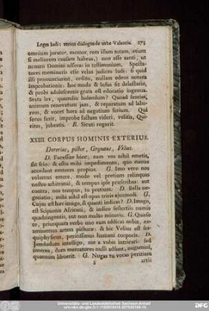 XXIII. Corpus Hominis Exterius. Durerius, pictor, Grynaeus, Velius.