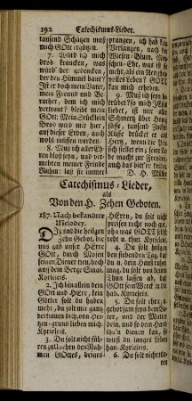 Catechismus-Lieder