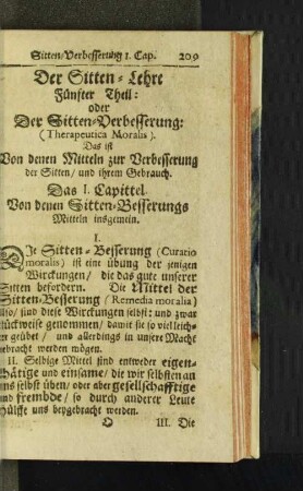 [Sitten-Lehre Fünfter Theil]