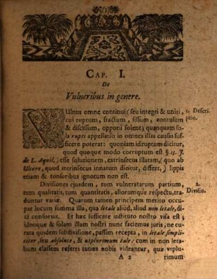 Dissertatio Jvridica Inavgvralis, De Eo, Qvod Jvstvm Est, Circa Vulnera Liberorvm Hominvm