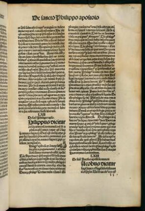 LXIII. De sancto Jacobo apostolo minorum - LXVII. De ascensione domini