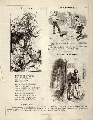 "Der Eremit" "Ein Hinderniß" "Unerwartete Wendung"