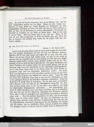90. [An Graf Alexander zu Dohna.]