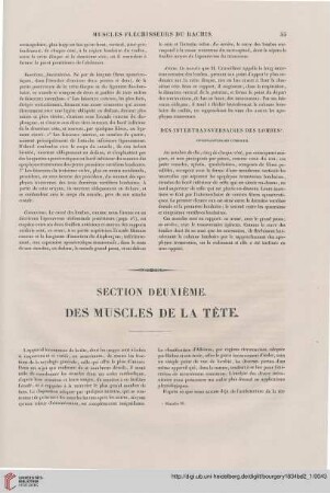 Section deuxième: Des muscles de la tête
