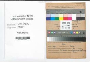 Entnazifizierung Hans Keil , geb. 10.09.1897 (Ingenieur)