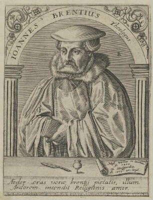 Bildnis des Ioannes Brentius