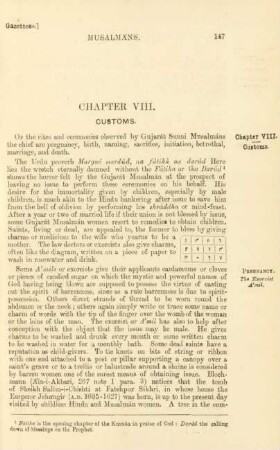 Chapter VIII. Customs