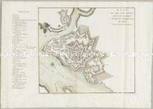 Plan du Fort Saint Philippe