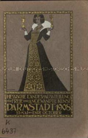 Ausstellungskatalog der Hessischen Landesausstellung für freie und angewandte Kunst 1908