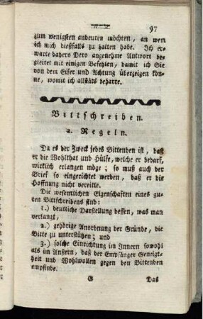 Bittschreiben.