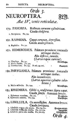 Ordo 3. Neuroptera