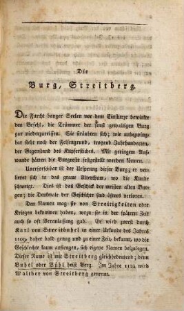 Die Burg Streitberg : geschichtlich dargestellt