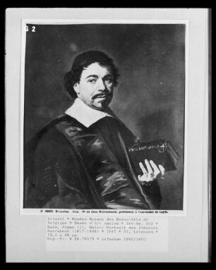 Portrait des Johannes Hoornbeek (1617-1666)