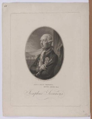 Bildnis des Josephus Secundus, Kaiser des Römisch-Deutschen Reiches