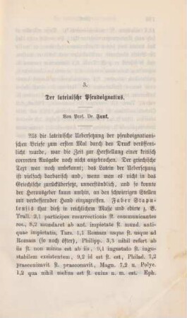 137-145 Der lateinische Pseudoignatius
