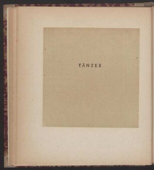 Tänzer