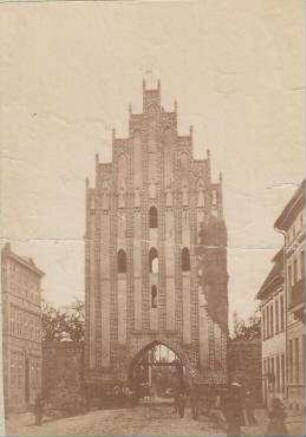 Stadtansicht, Stargarder Tor. Neubrandenburg