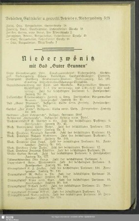 Niederzwönitz mit Bad "Guter Brunnen"