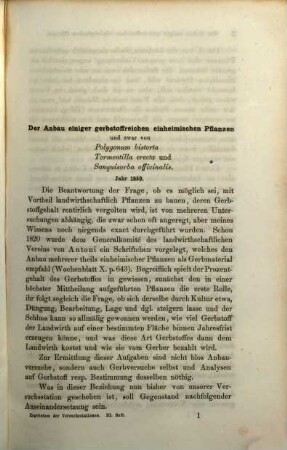 Ergebnisse landwirthschaftlicher und agrikulturchemischer Versuche an der Station des General-Comité des Bayerischen Landwirthschaftlichen Vereins. 3, 3. 1861