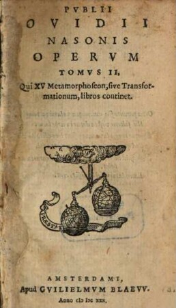 Publii Ovidii Nasonis Operum ..., Tomus II