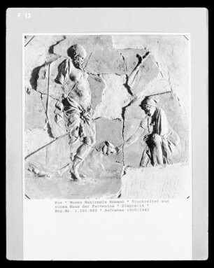 Stuckrelief aus einem Haus der Farnesina
