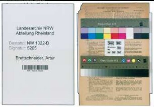 Entnazifizierung Artur Brettschneider , geb. 12.04.1901 (Lehrer)