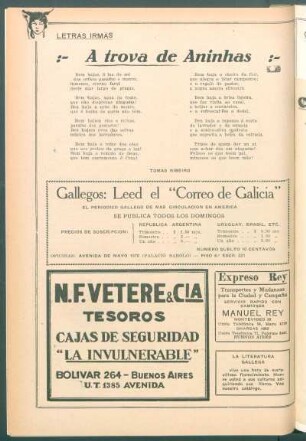 Letras irmãs : A trova de Aninhas