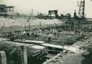Kaimauerverstärkung, Le Havre, 1928-1930