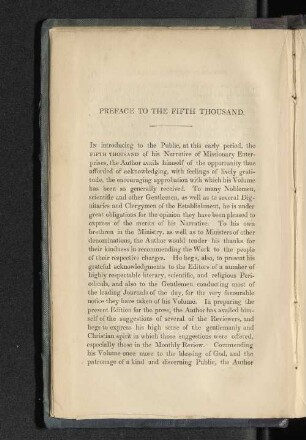 Preface to the fifth thousand.